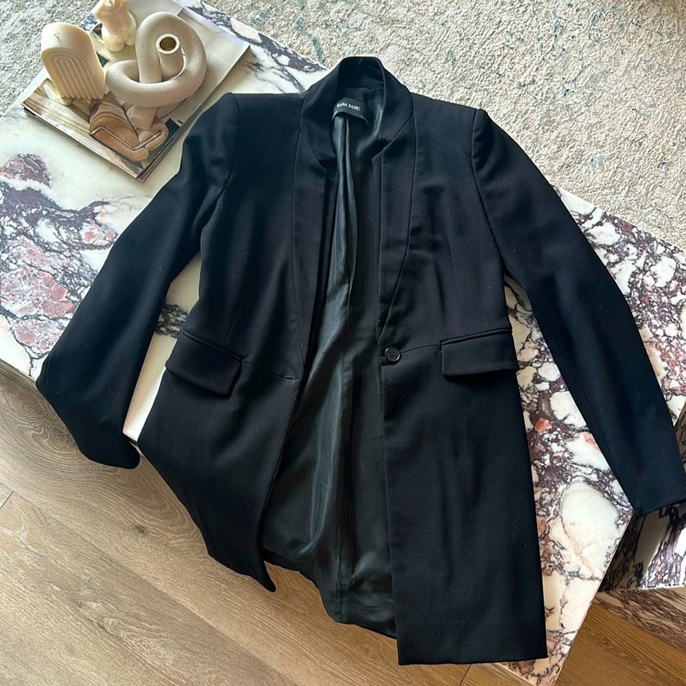 Zara black coat